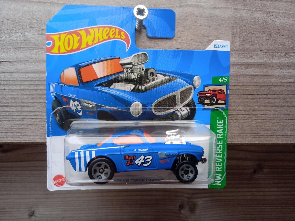 Volvo P1800 Gasser Hotwheels, Hobby en Vrije tijd, Modelauto's | Overige schalen, Nieuw, Auto, Ophalen
