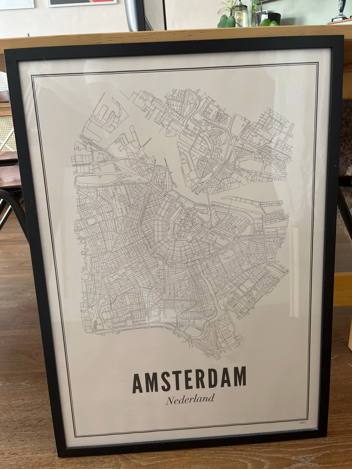 Wijck Amsterdam poster 50 x 70 cm, Ophalen, 50 – 75, Nieuw, Foto of Poster