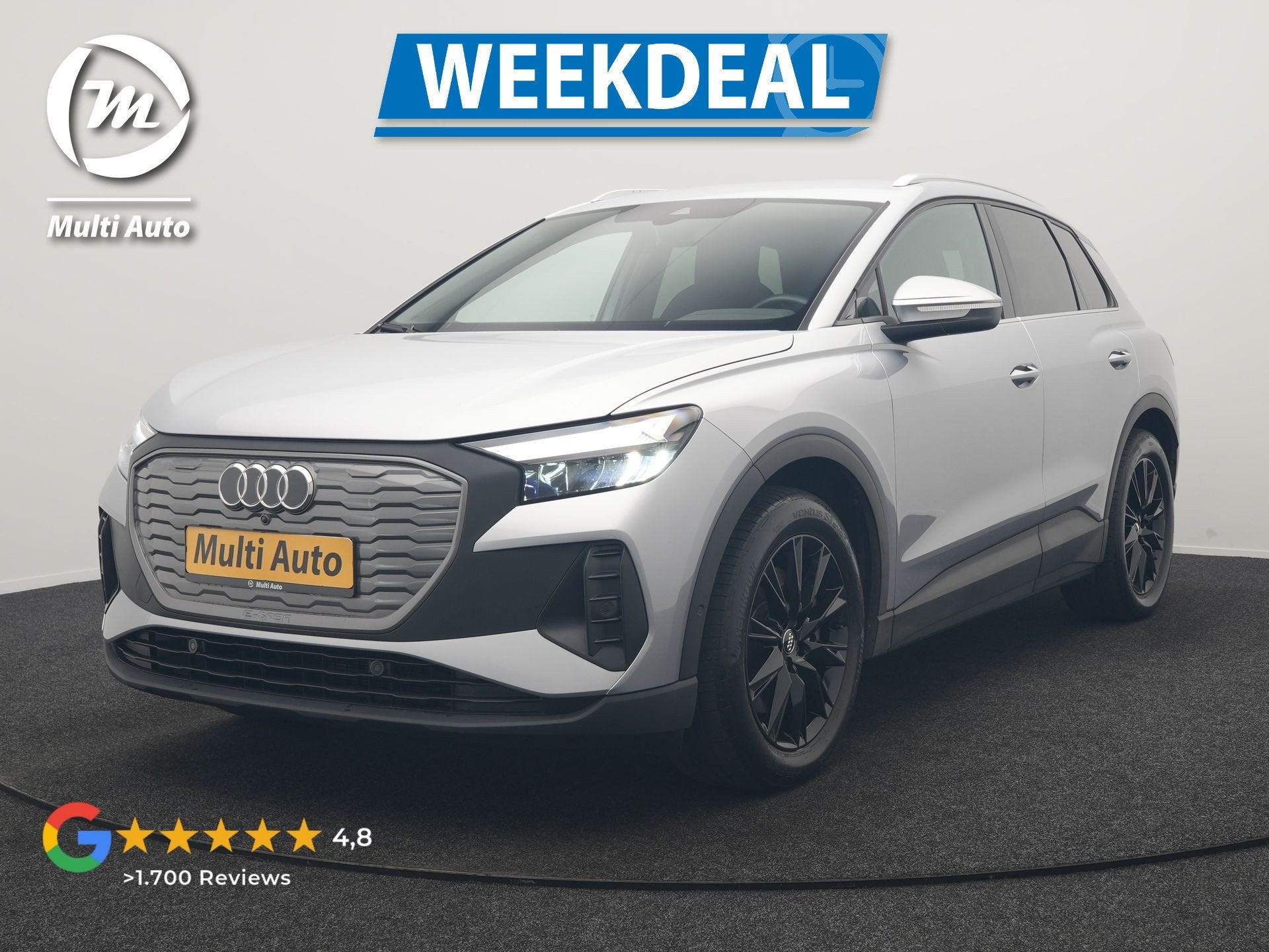 Audi Q4 e-tron 40 Advanced edition 77 kWh 204pk Dealer O.H |, Auto's, Automaat, Dealer onderhouden, Gebruikt, 82 kWh