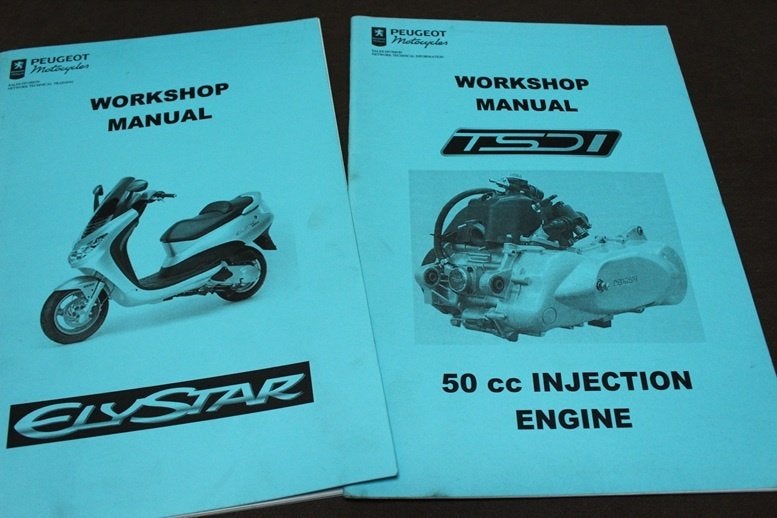 Peugeot Elystar 2002 workshop manual, Ophalen of Verzenden, Gebruikt