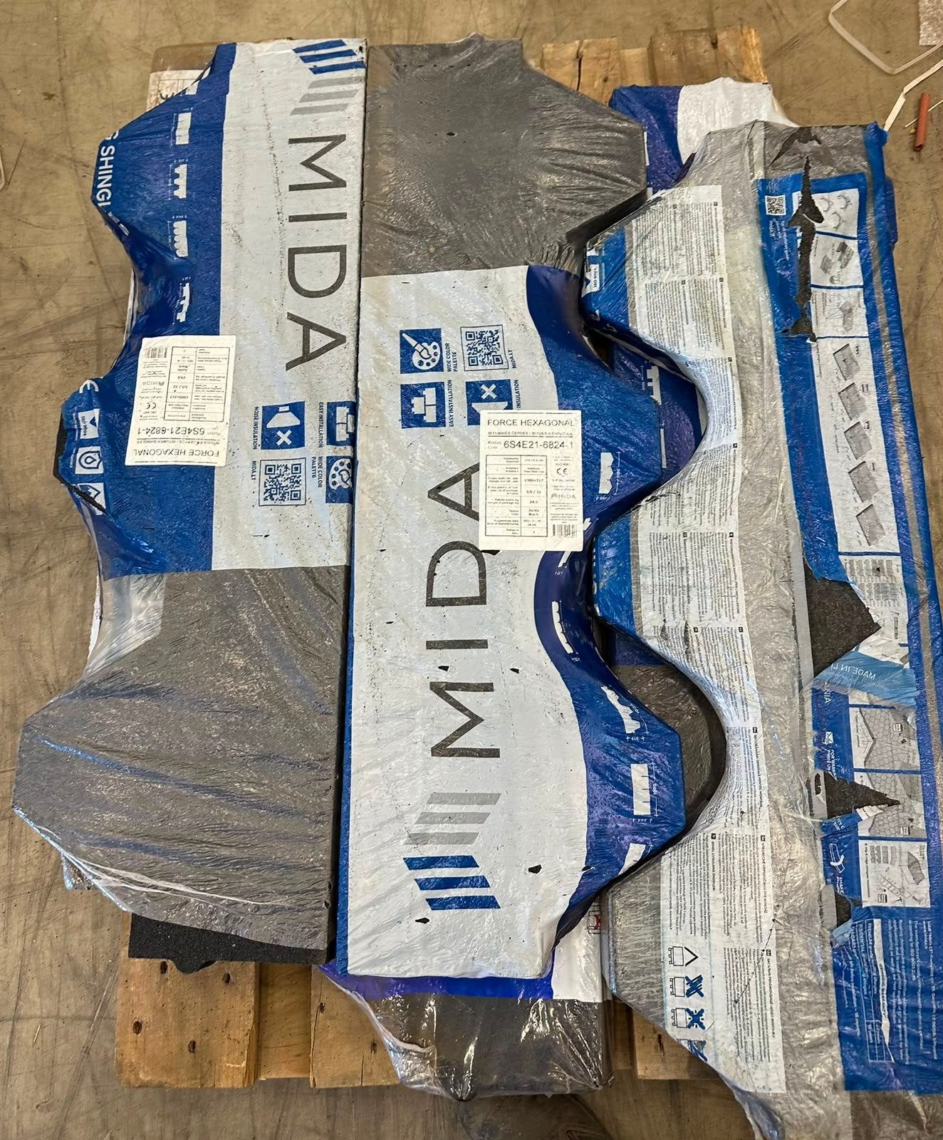 Nieuwe dakshingles - Snel weg voor 15 euro per 3m², Doe-het-zelf en Verbouw, Ophalen, Steen of Klei, Zwart, Nieuw