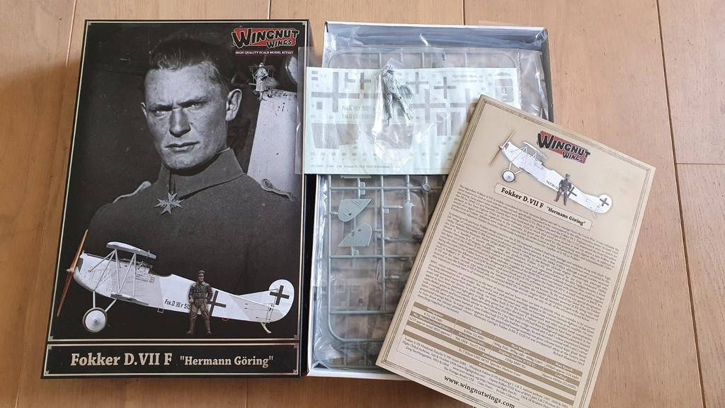 Wingnut Wings 1/32 Fokker D.VII F Goering, Hobby en Vrije tijd, Modelbouw | Vliegtuigen en Helikopters, Nieuw, Vliegtuig, Groter dan 1:72