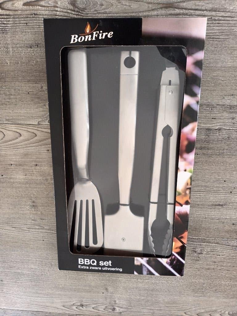 Nieuwe bbq set extra zware uitvoering bonfire nieuw groot, Ophalen of Verzenden, Nieuw, Bonfire