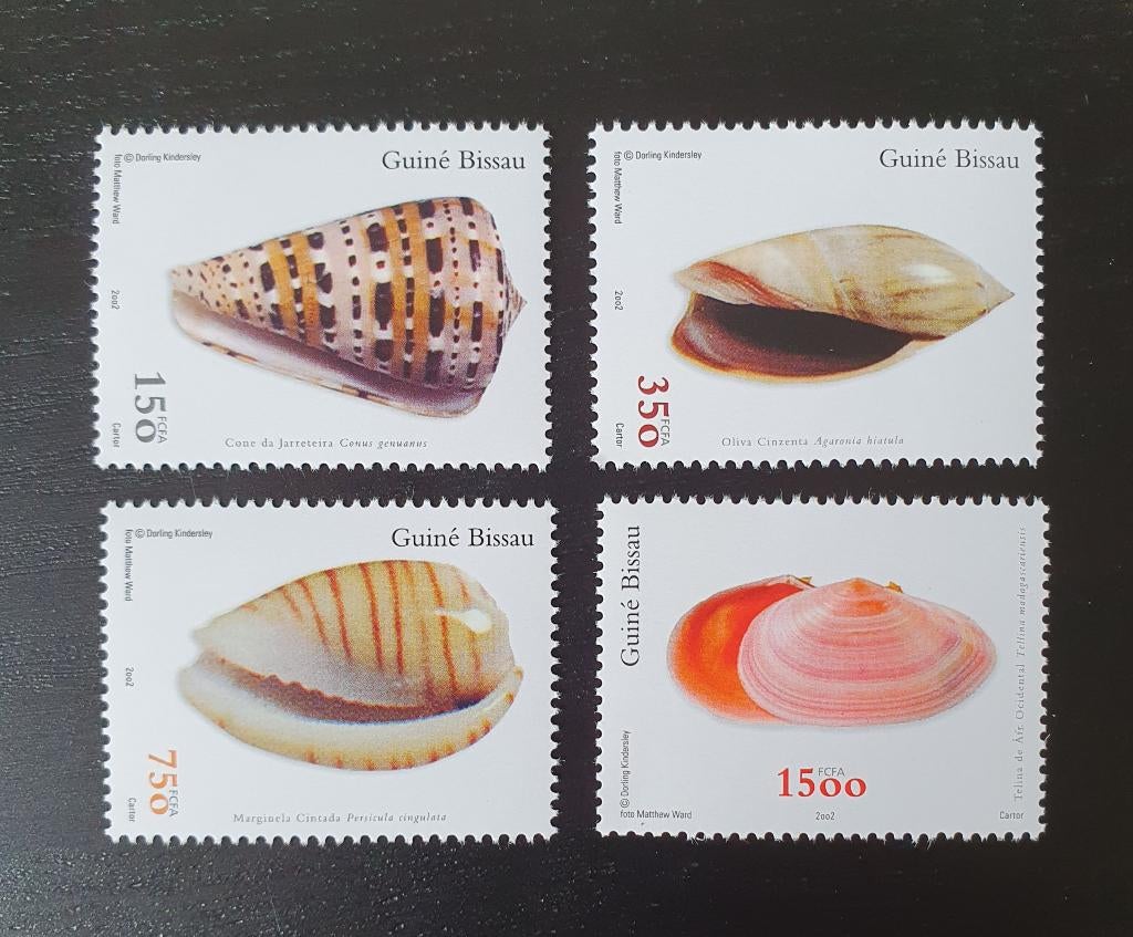 Guinee-Bissau 2002 Schelpen Michel 2021-2024 postfris, Verzenden, Postfris, Dier of Natuur