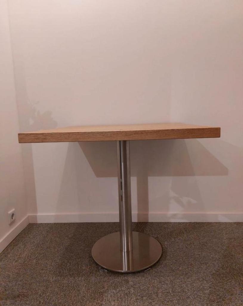Vergadertafel / eettafel, Huis en Inrichting, Tafels | Eettafels, Ophalen, 50 tot 100 cm, Vierkant, 50 tot 100 cm