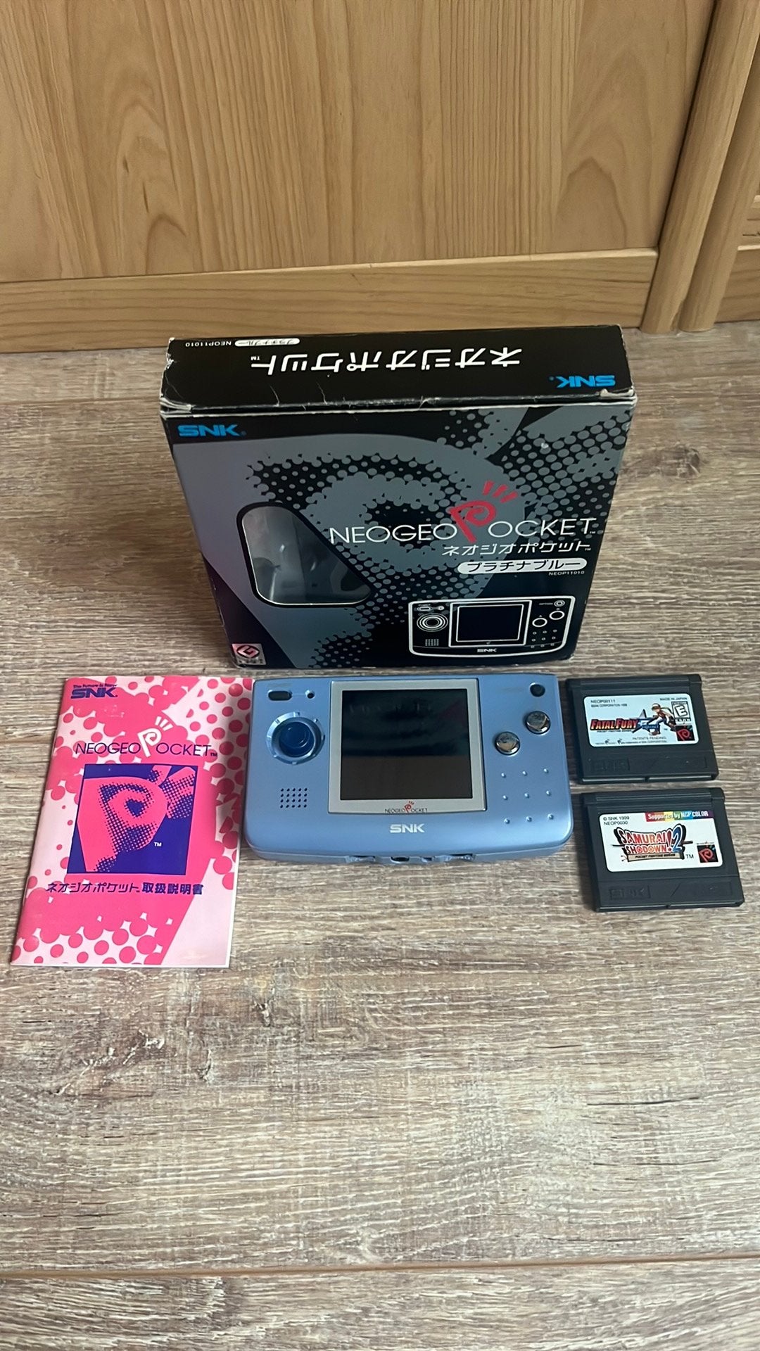 Neo geo pocket CIB met 2 games, Ophalen of Verzenden, Zo goed als nieuw, Game Boy Pocket