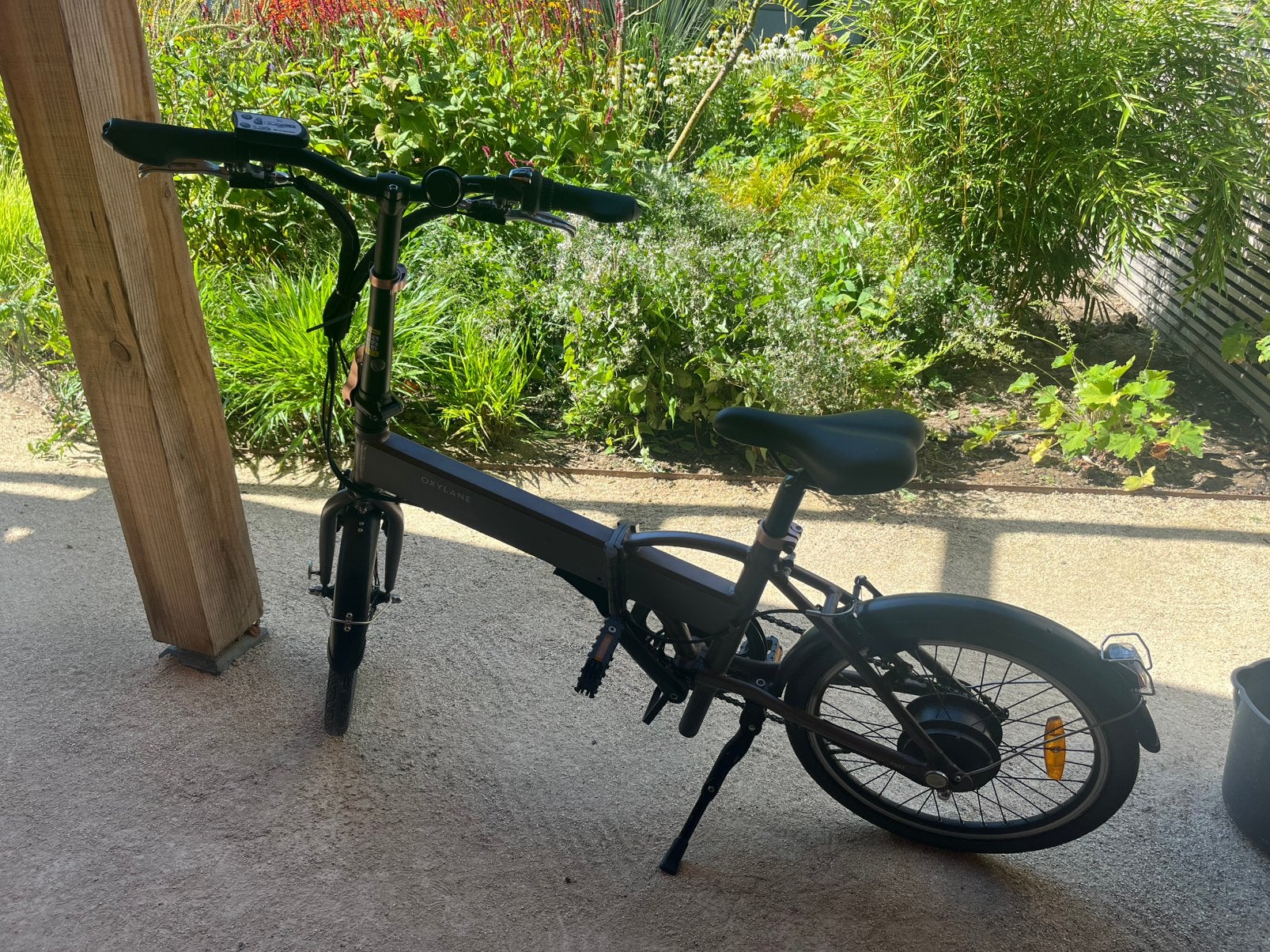 B’twin E Tilt 500 Vouwfiets elektrich, Ophalen, 20 inch of meer, Gebruikt, Versnellingen