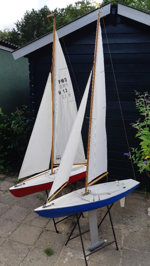 Vintage Radiografische Zeilboot, Ophalen, Gebruikt, Groter dan 1:32, Overige merken