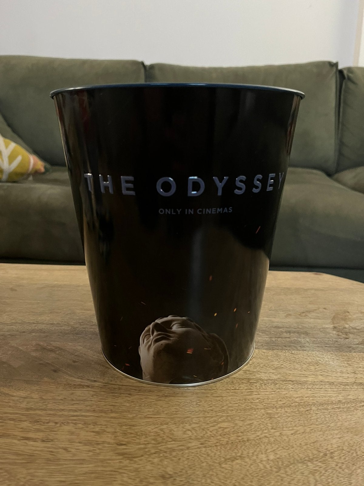 Popcorn bucket “The odyssey”, Ophalen of Verzenden, Nieuw, Film, Gebruiksvoorwerp