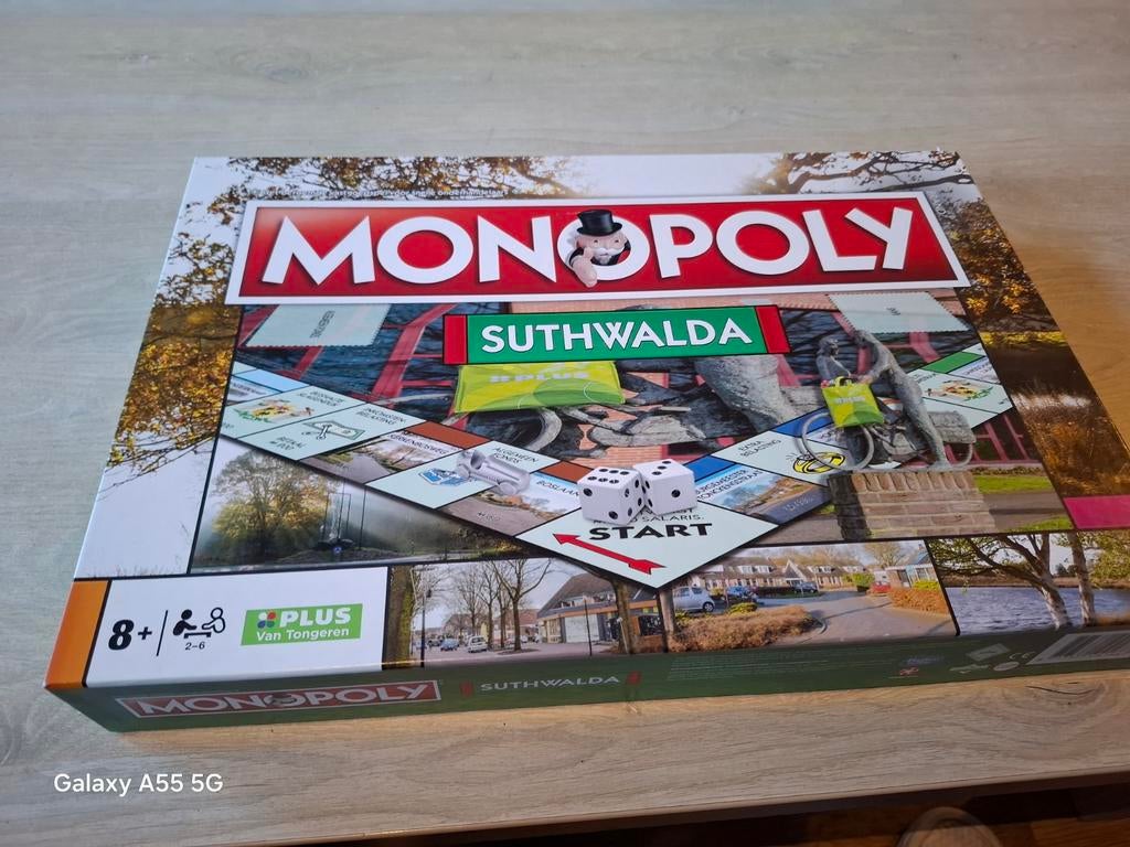 Monopoly Suthwalda - Speciale editie, Hobby en Vrije tijd, Gezelschapsspellen | Bordspellen, Ophalen of Verzenden, Zo goed als nieuw