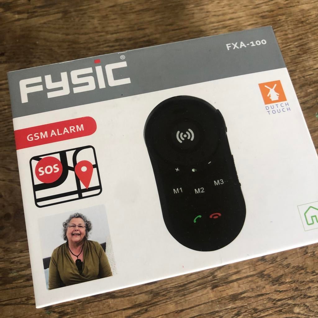 Fysic FXA-100 GSM Alarm met SOS-functie, Verzenden, Overige soorten, Draadloos, Gsm-module