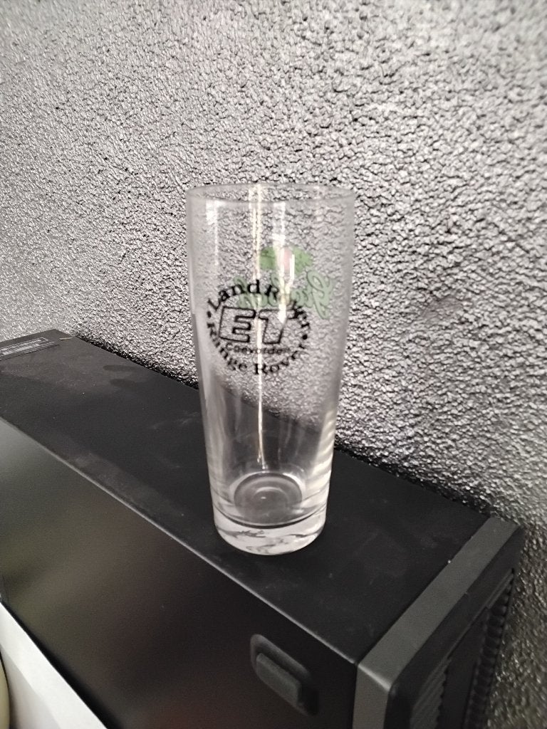 Grolsch bierglas met opdruk landrover range rover, Ophalen of Verzenden, Nieuw, Glas of Glazen, Grolsch