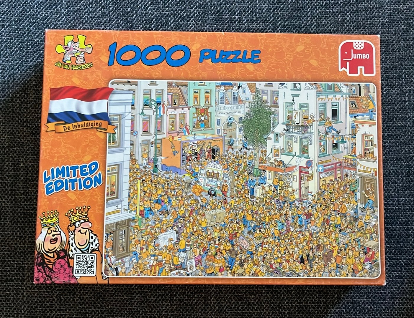 JvH Limited edition De inhuldiging 1000 stukjes, Ophalen of Verzenden, 500 t/m 1500 stukjes, Zo goed als nieuw
