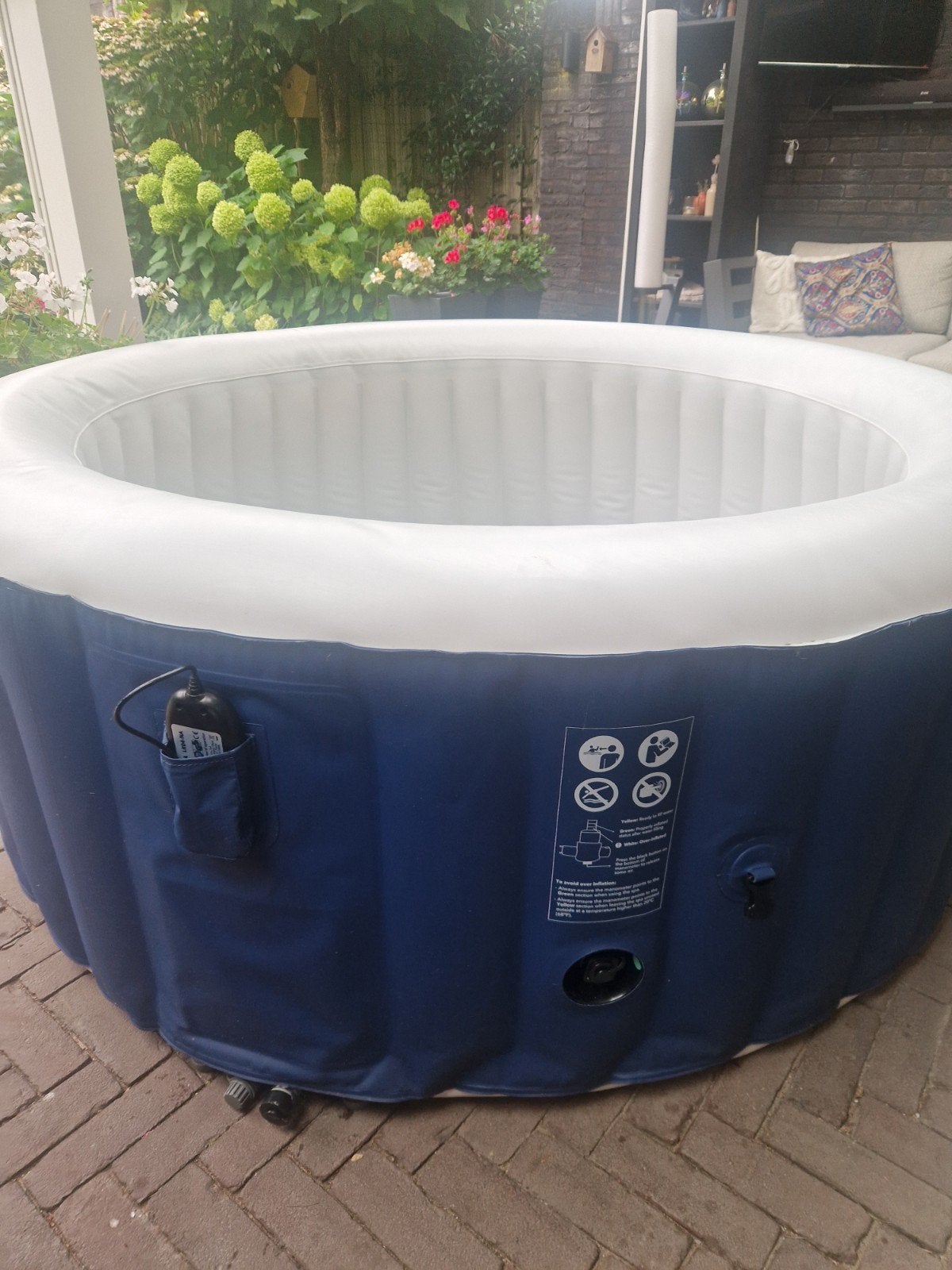MSpa Lite Opblaasbare Jacuzzi - Zo goed als nieuw, Ophalen, Zo goed als nieuw, Opblaasbaar