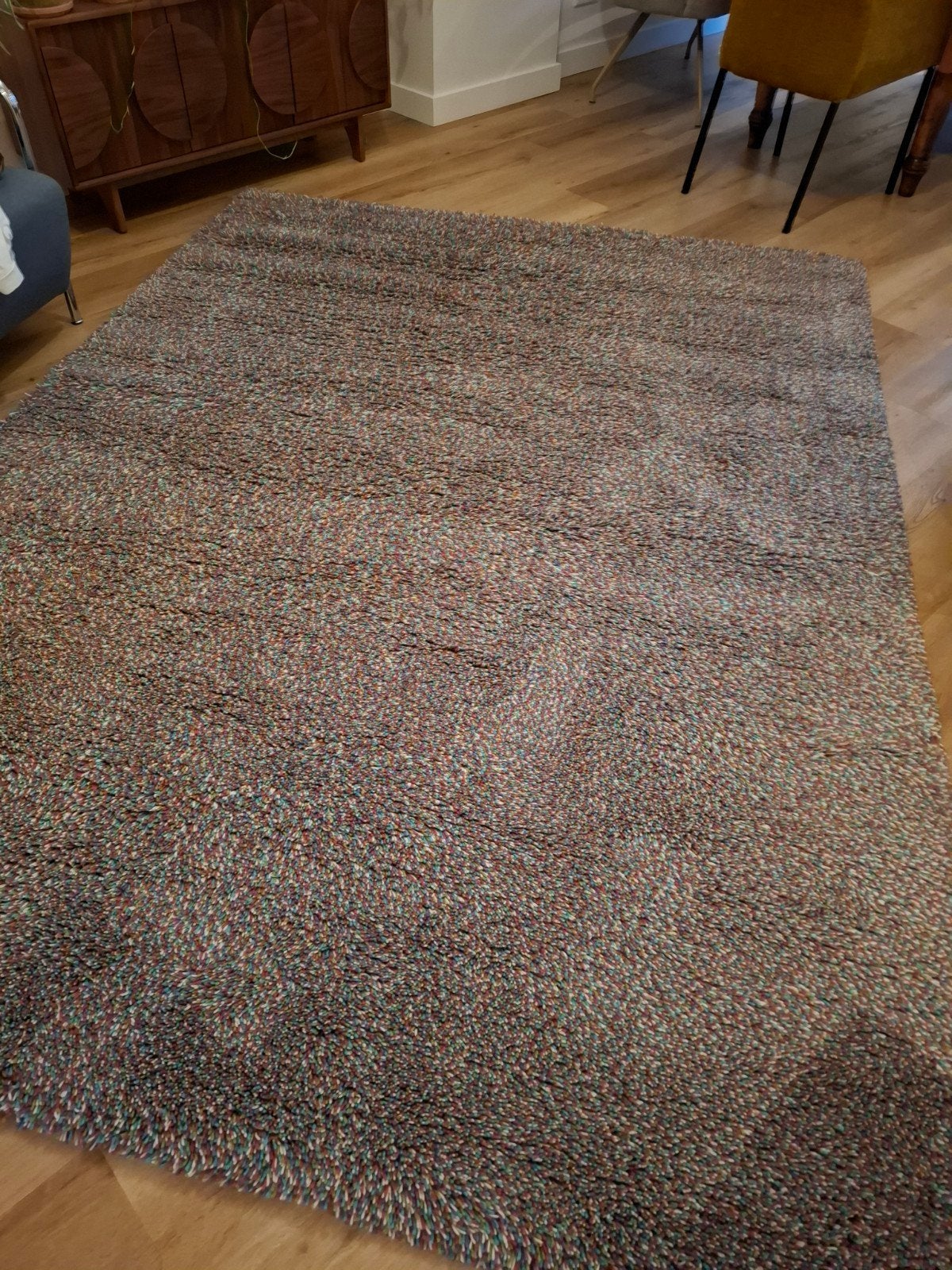 Brink Campman Eternity Vloerkleed 200x280 cm Multi Pastel, Ophalen, 200 cm of meer, Blauw, Zo goed als nieuw