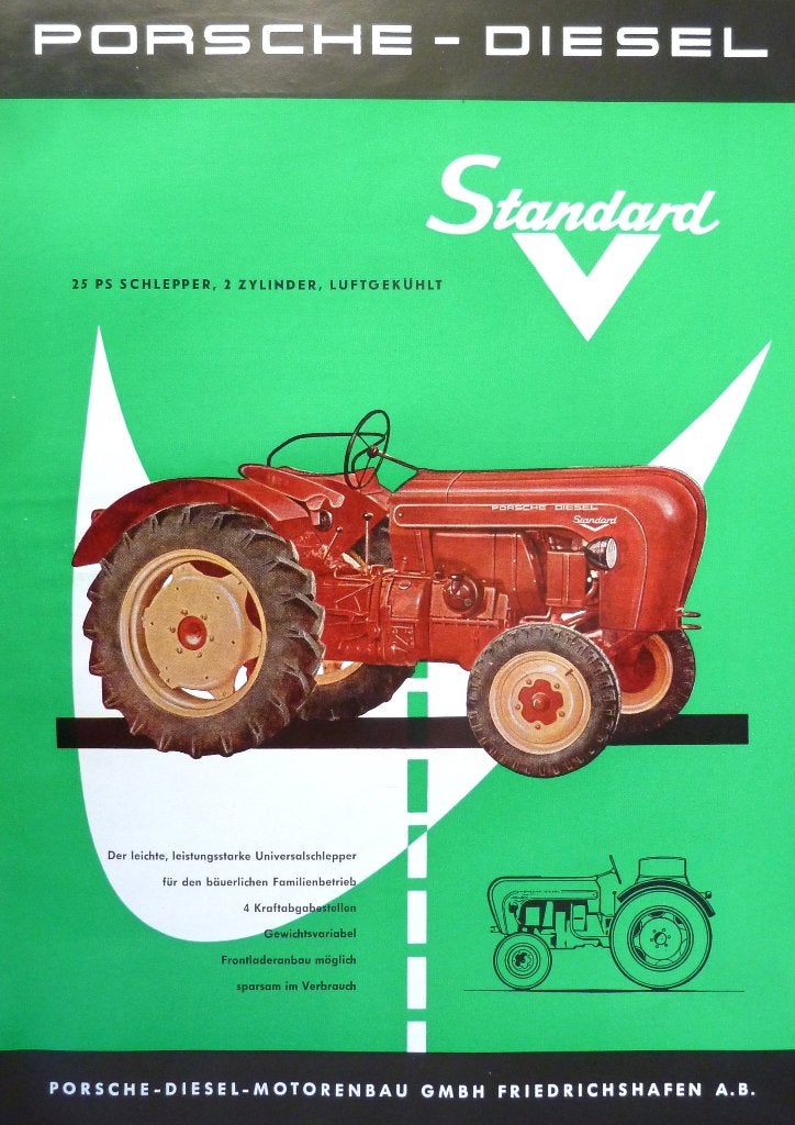 Folder PORSCHE- DIESEL 04/ 1959 Tractor folder, Ophalen of Verzenden, Nieuw, Folder