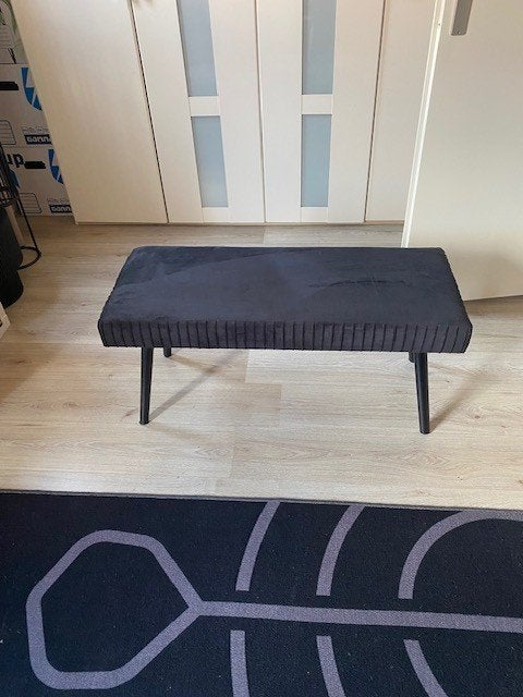 velvet bankje, Ophalen, Tweepersoons, 75 tot 100 cm, Zo goed als nieuw