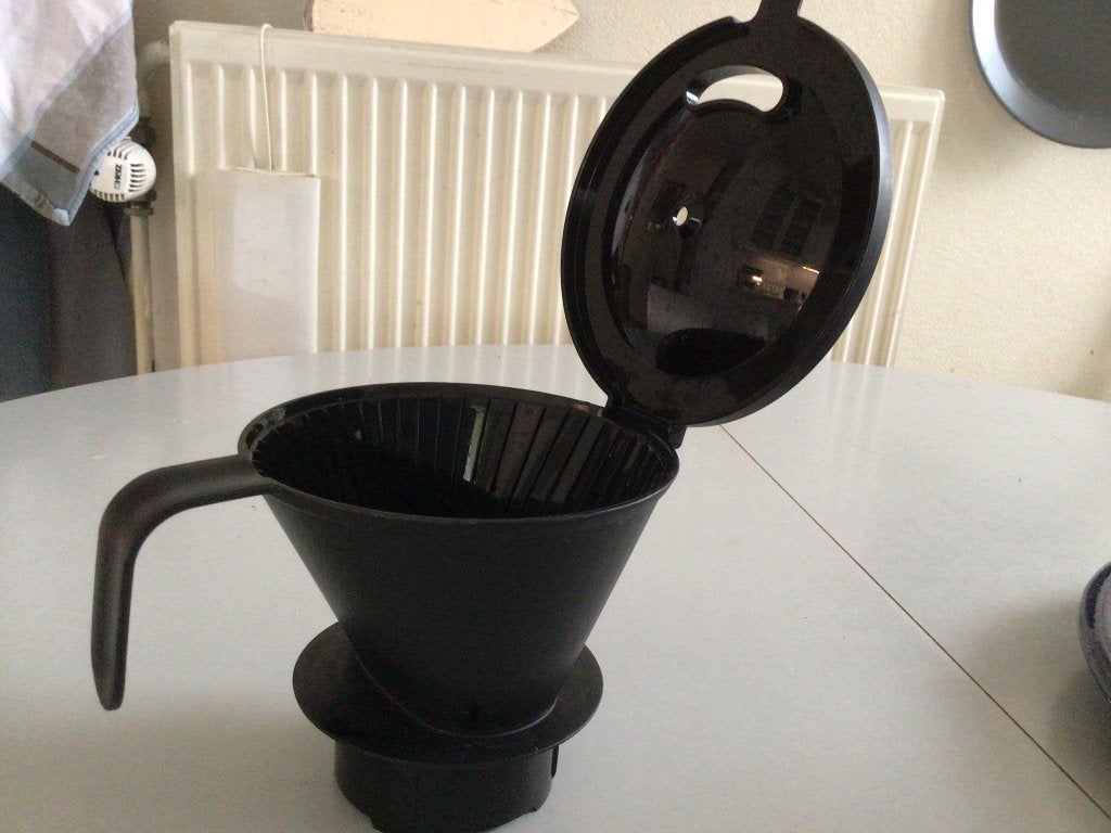 kleine koffiefilter met vast deksel ,koffiefilterhouder, Huis en Inrichting, Keuken | Keukenbenodigdheden, Ophalen, Overige typen
