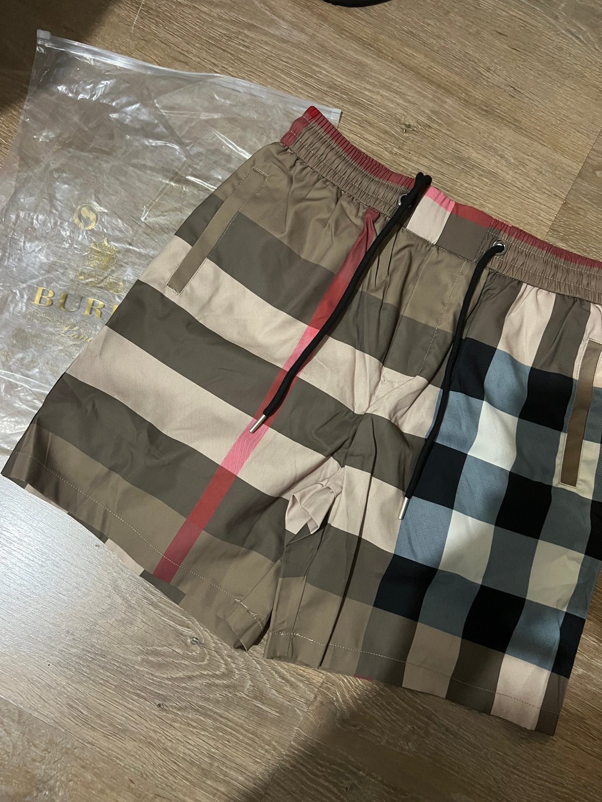 Burberry zwembroek maat M,L,XL, Ophalen of Verzenden, Maat 48/50 (M), Beige, Zwemshort