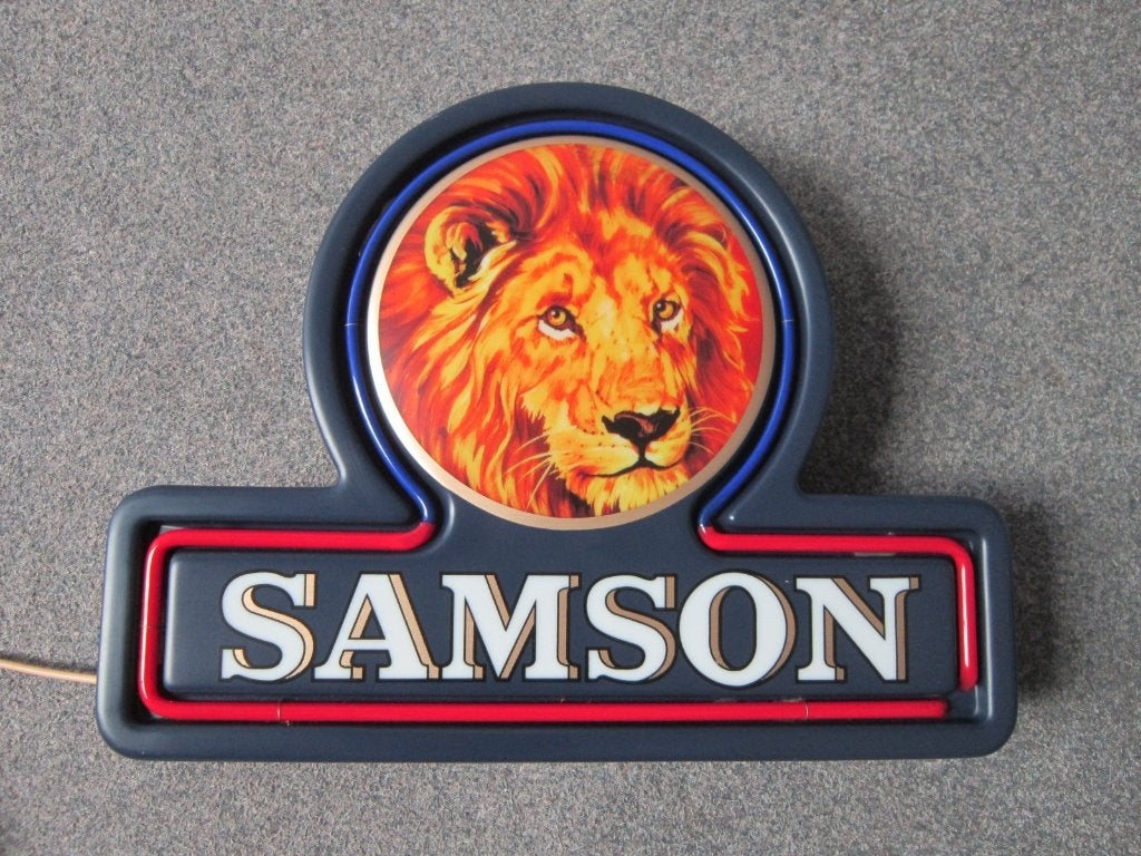 SAMSON SHAG NEON LICHTRECLAME, Ophalen, Gebruikt, Lichtbak of (neon) lamp