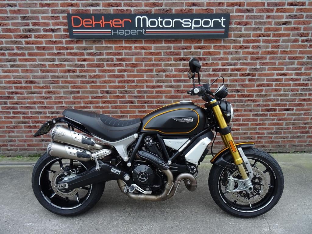 Ducati Scrambler 1100 Sport # 4700KM # 2018 # Black # Ohlins, DUCATI, 2 cilinders, 1079 cc, Motorrijbewijs A