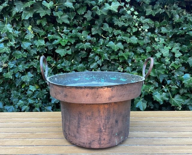 Antieke Koperen Pan - 37 cm, Ophalen of Verzenden, Koper