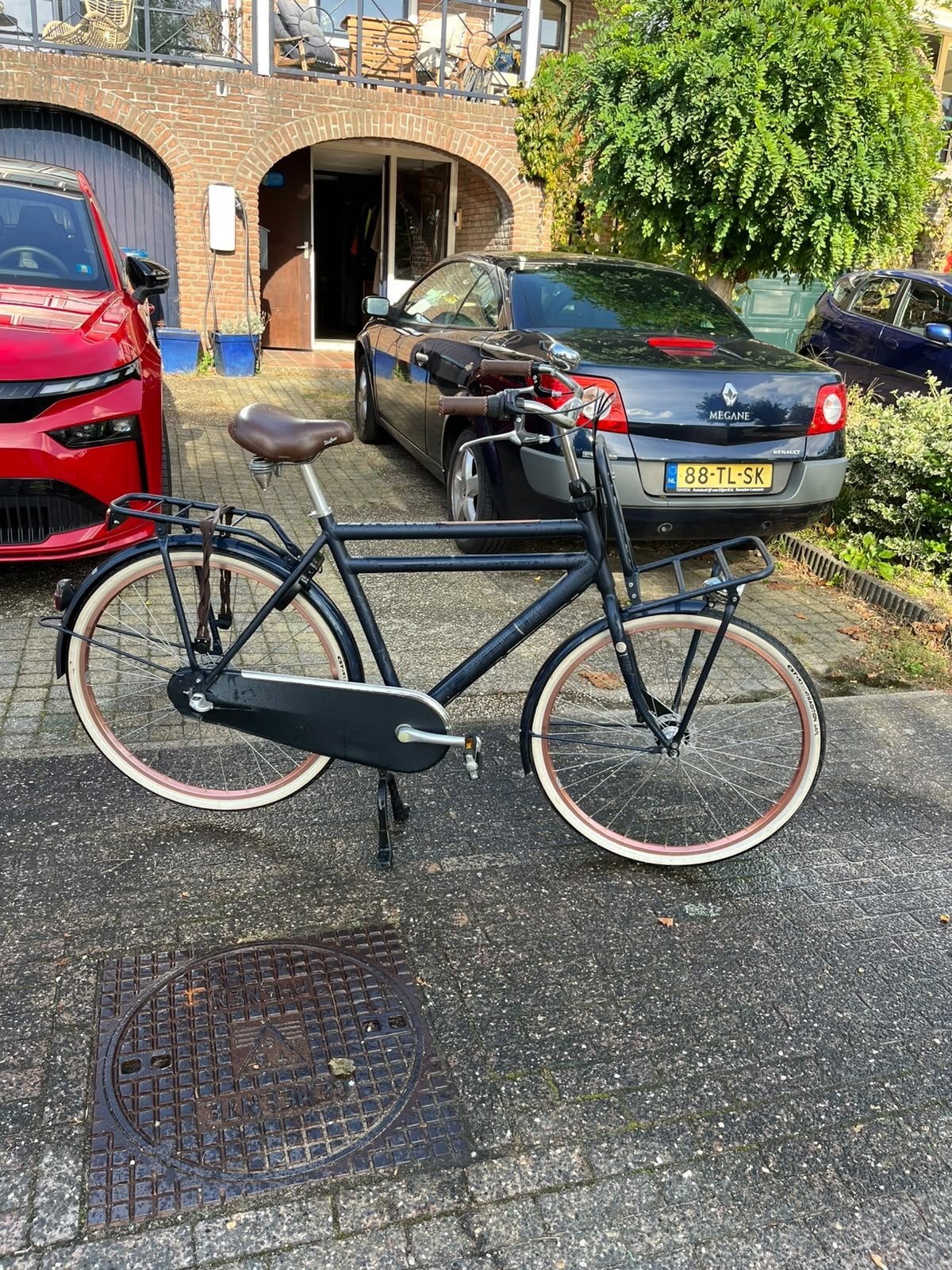 Cortina Herenfiets 28 inch, frame 58 cm, 3 versnellingen, Fietsen en Brommers, Versnellingen, Zo goed als nieuw, 57 tot 61 cm