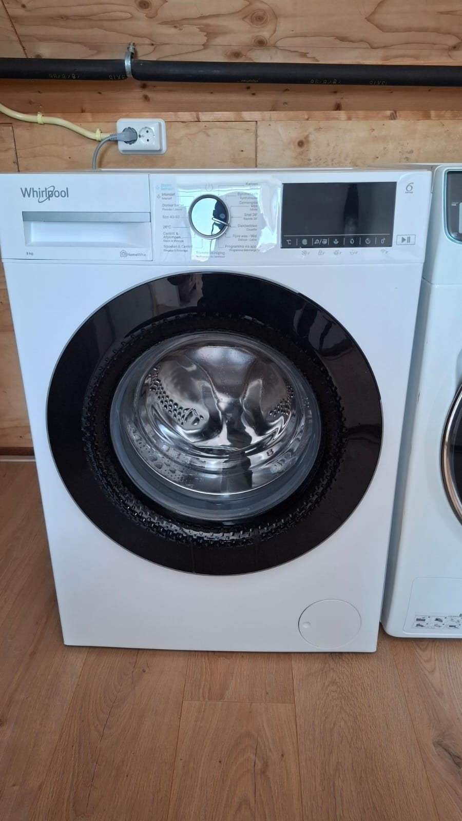 Wasmachine Whirlpool, Ophalen, 1200 tot 1600 toeren, 8 tot 10 kg, Zo goed als nieuw