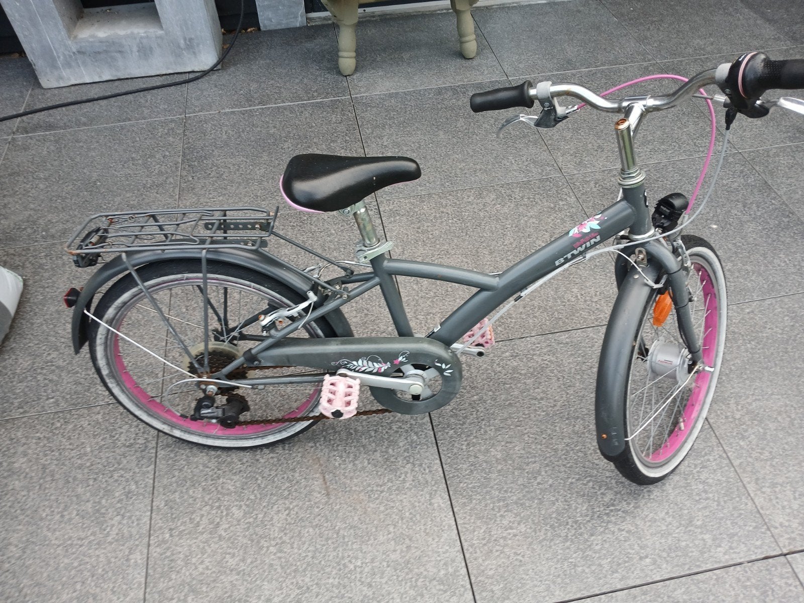 B'Twin Kinderfiets 20 inch met versnellingen, Ophalen, Velgrem, B'Twin, 16 tot 20 inch