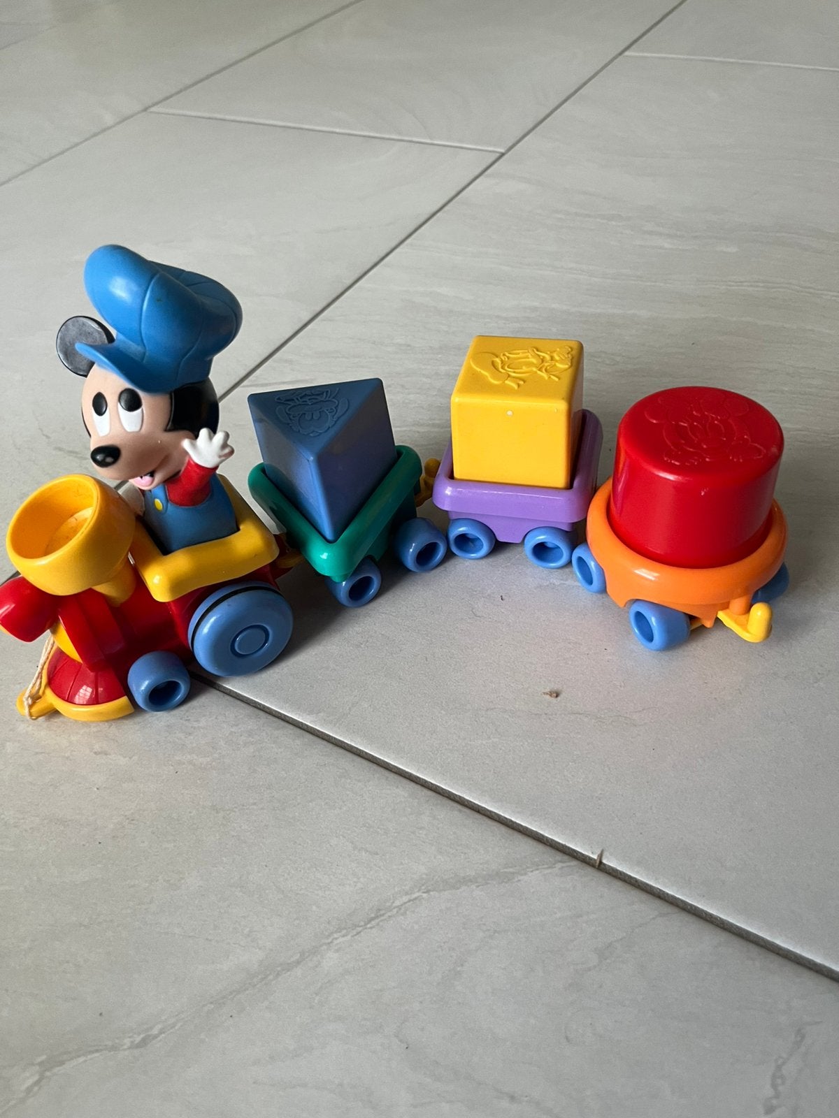 Mickey mouse speelgoedtrein, Ophalen, Zo goed als nieuw