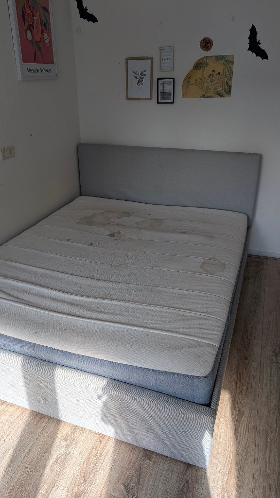 Bed, Huis en Inrichting, Slaapkamer | Bedden, Ophalen, Overige materialen, Gebruikt, Eenpersoons
