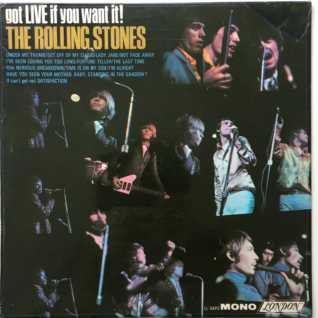 CANLP2  rolling stones  Got live if you want it ’CAN66 €50, Cd's en Dvd's, Vinyl | Rock, LP, Gebruikt, Verzenden, Inclusief binnenhoes