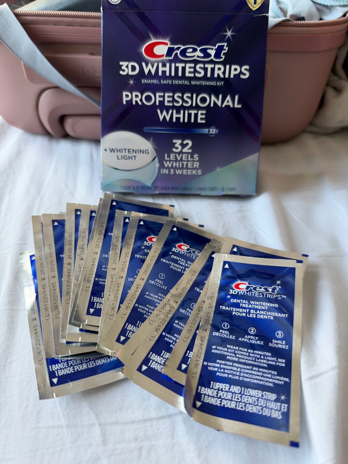 Crest whitening strips, Ophalen of Verzenden, Zo goed als nieuw, Overige typen