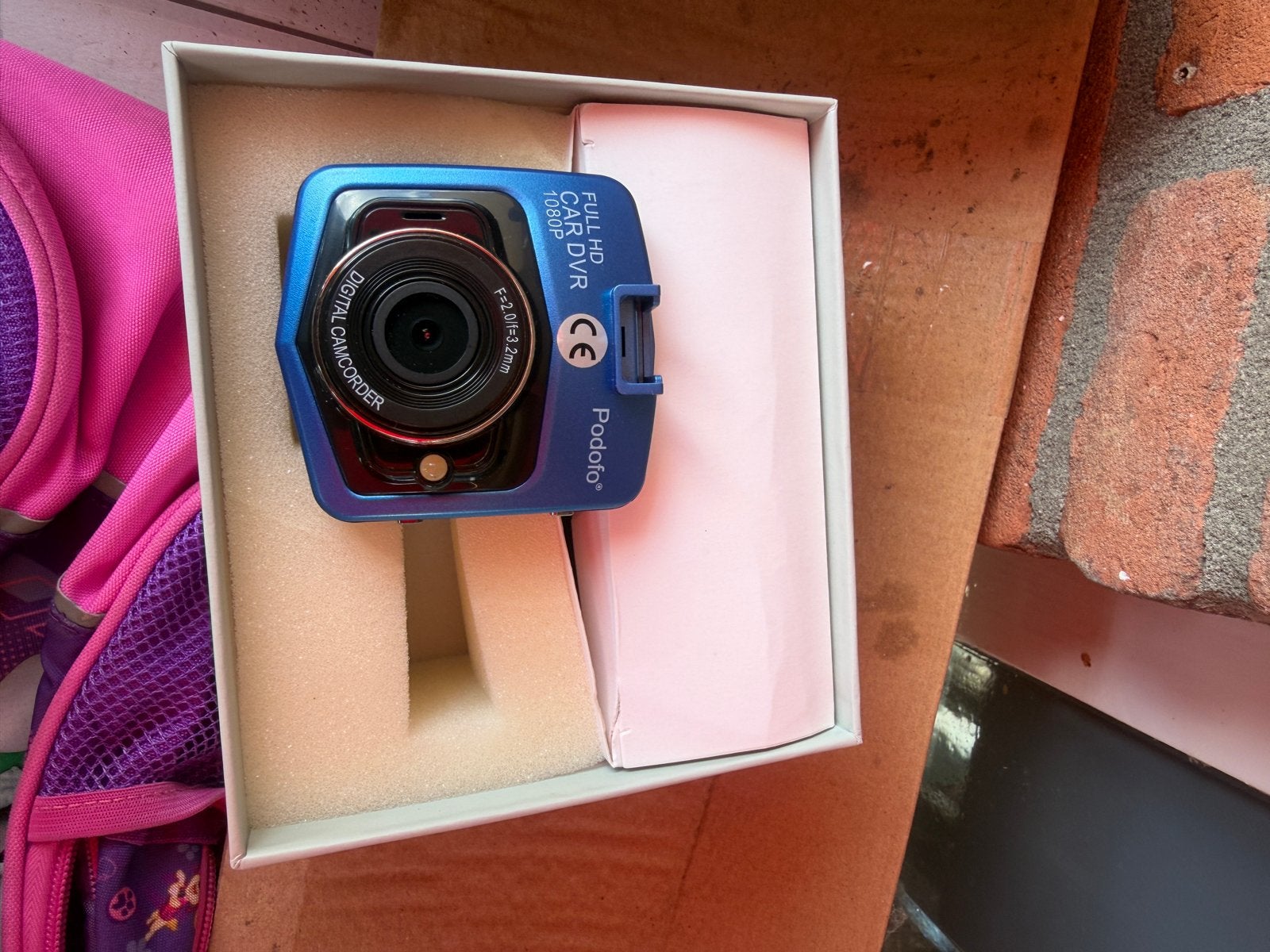 Podofo Full HD Car DVR 1080P Dashcam, Ophalen of Verzenden, Zo goed als nieuw