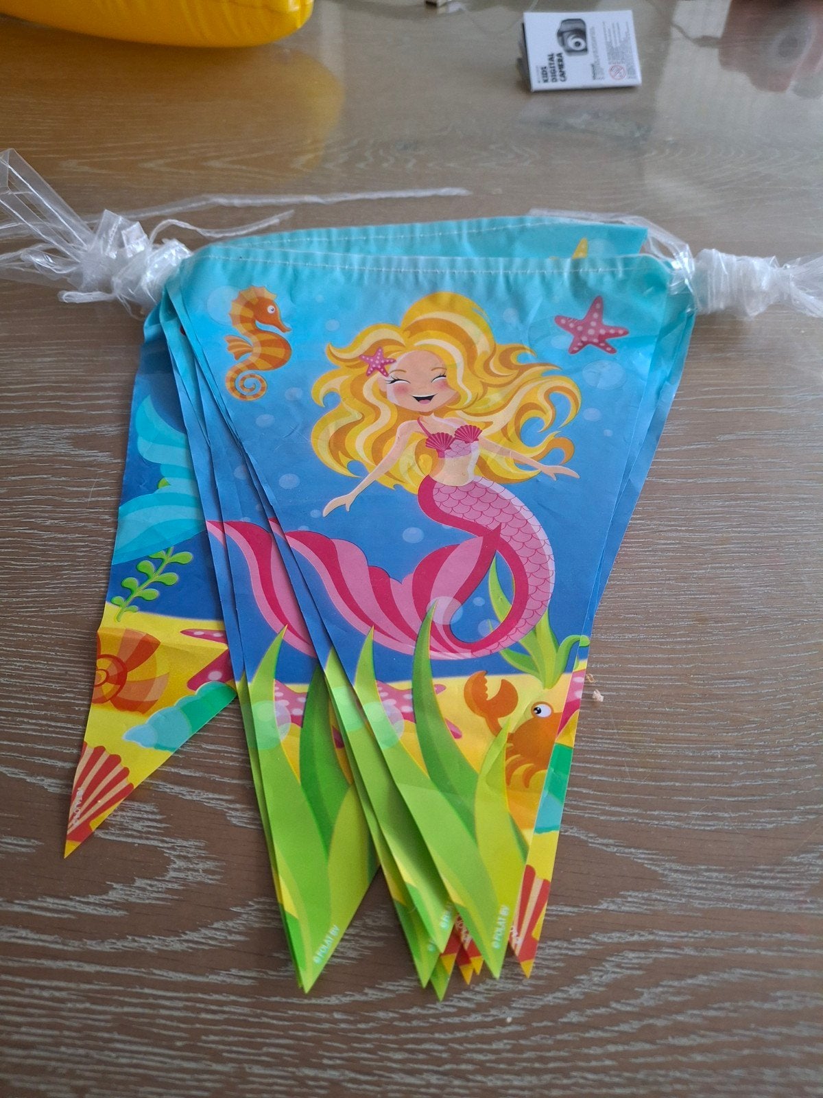 Slinger, verjaardag, zeemeermin, zeven, 7, Kinderen en Baby's, Ophalen of Verzenden, Nieuw