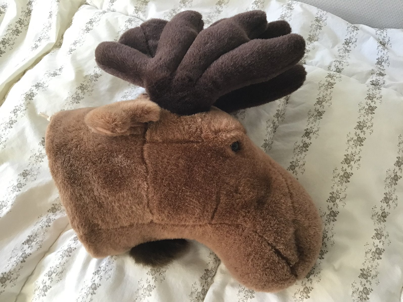 Grote Pluche Eland met gewei, Ophalen of Verzenden, Overige typen