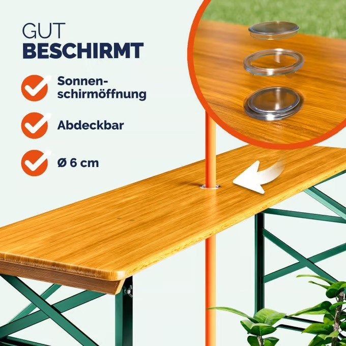 biertafel verhoogbaar / statafel, Tuin en Terras, Ophalen, Vierkant, Nieuw, Inklapbaar