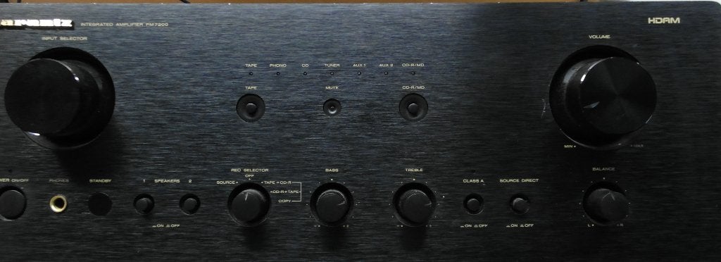 Marantz PM 7200 stereo versterker 2switchonline, Zo goed als nieuw, 120 watt of meer, Stereo, Ophalen