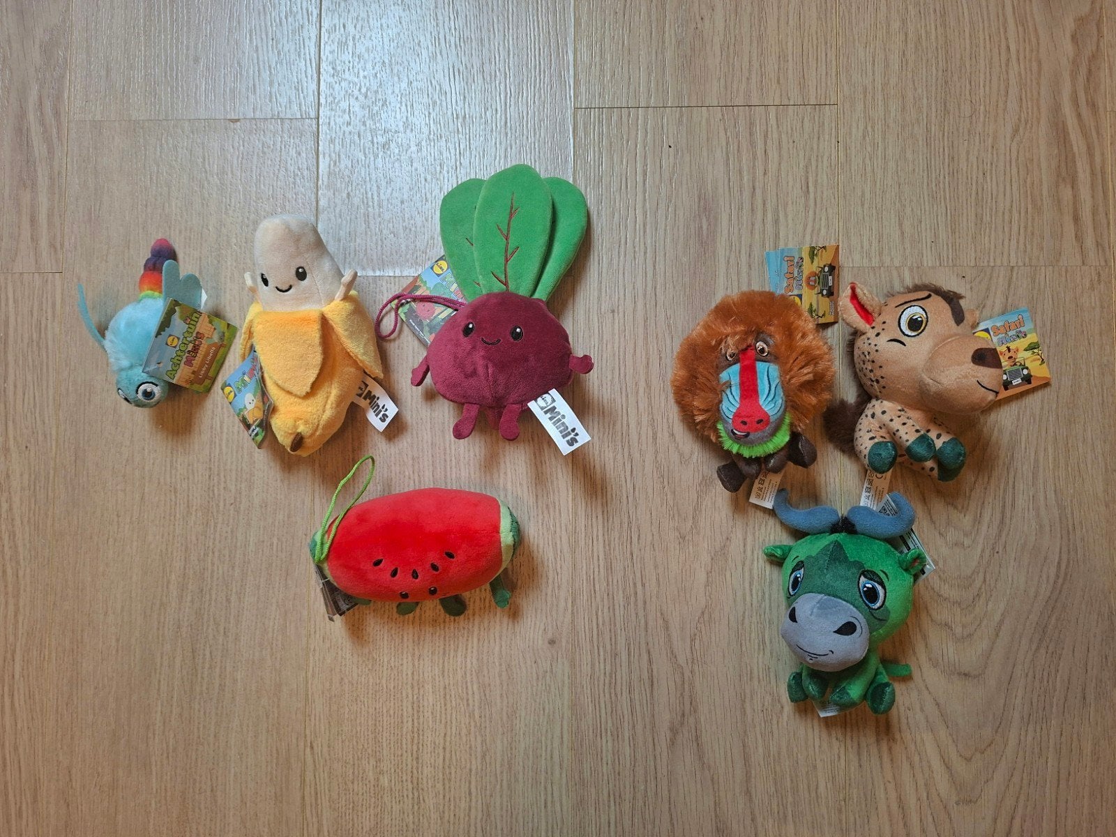 Lidl Achtertuin Mini's & Safari Mini's Knuffels - Nieuw, Lidl, Overige karakters, Overige typen, Nieuw