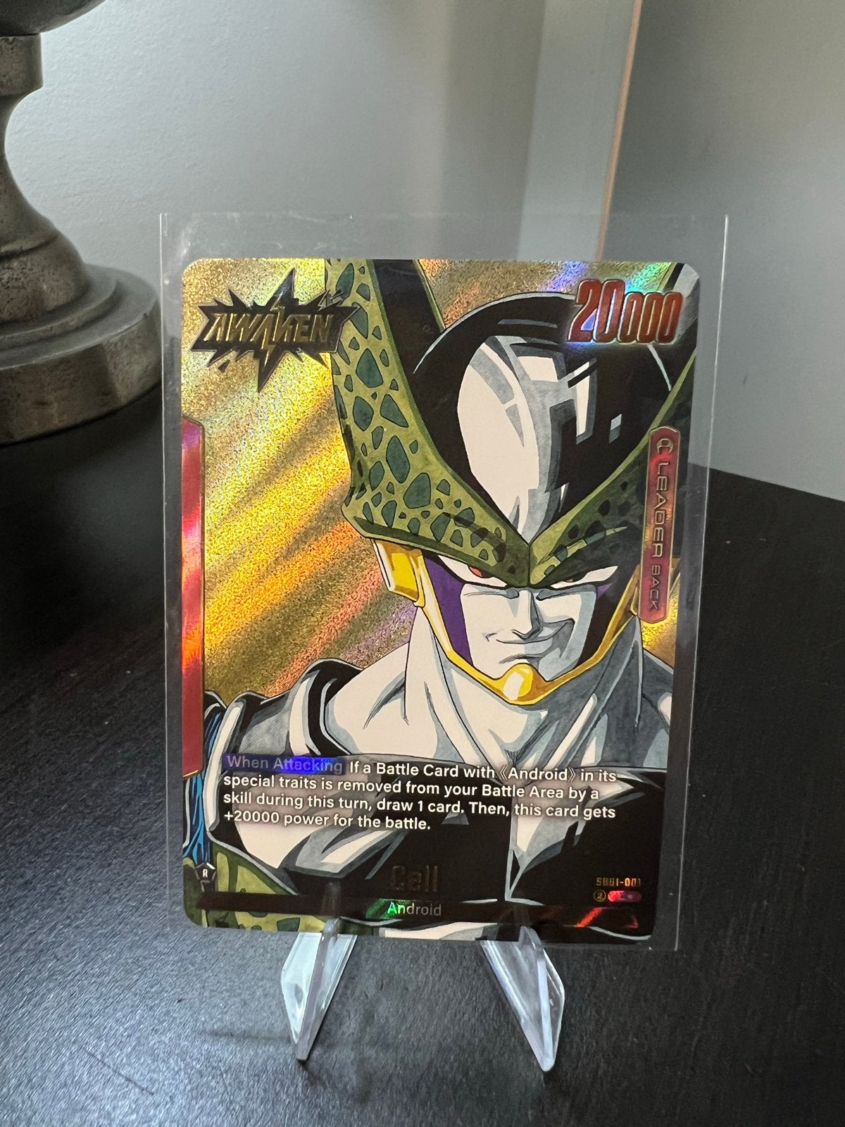 Dragon Ball Super Card Game Cell Leader Kaart, Ophalen of Verzenden, Zo goed als nieuw, Losse kaart