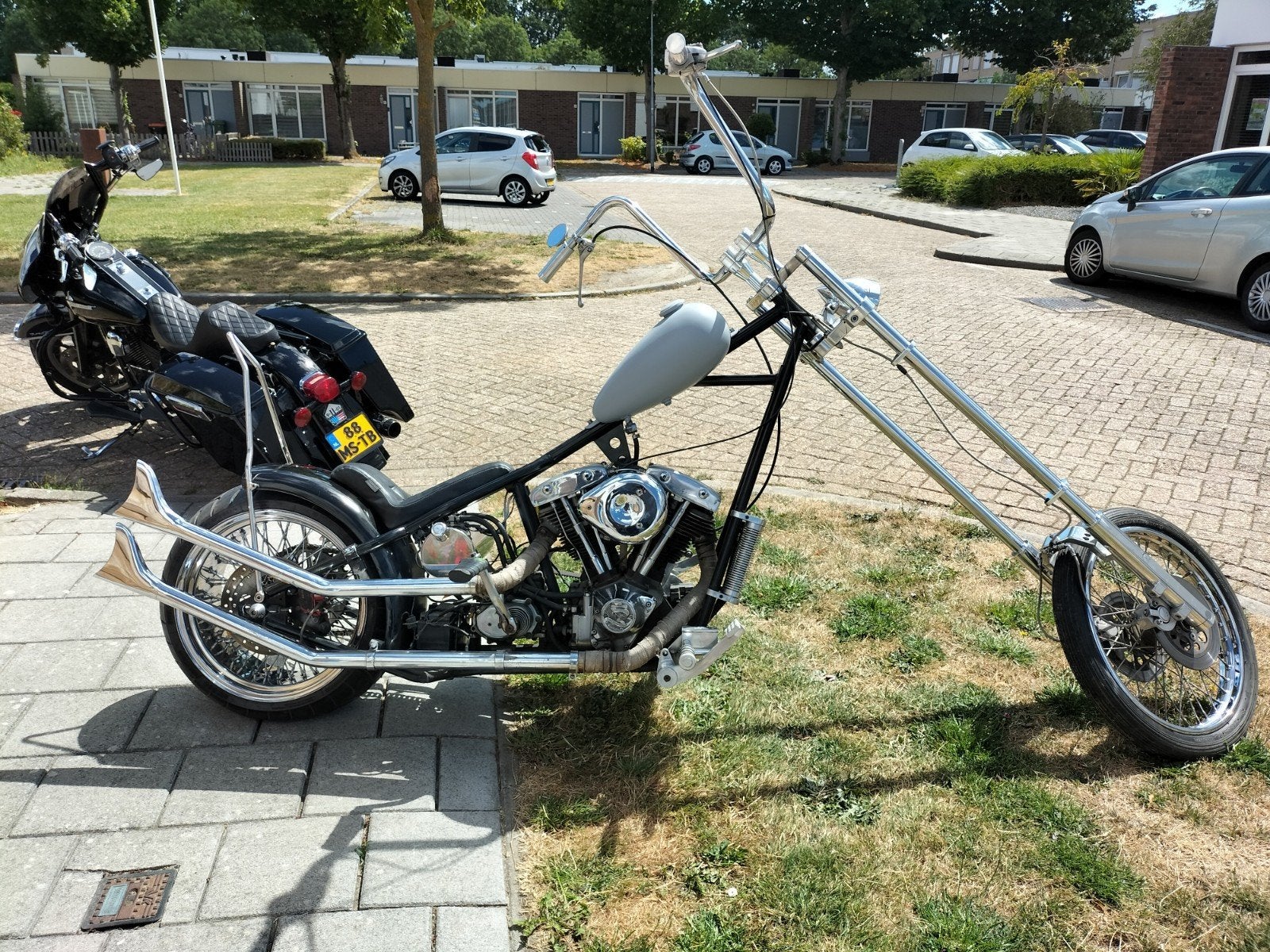 Harley Davidson chopper hardtail shovelhead 1340cc, Ophalen of Verzenden