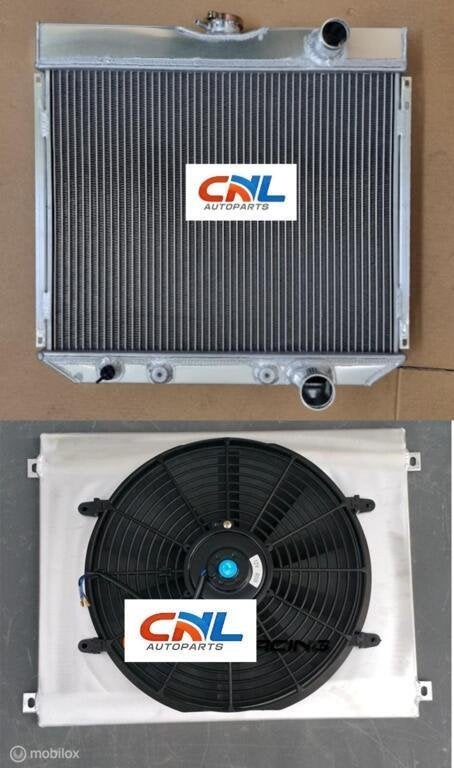 Radiateur+Shroud+Fan For 67-70 Ford Mustang/Mercury Cougar