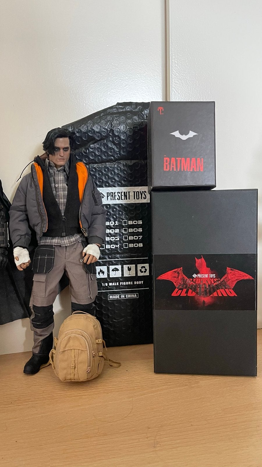 Present Toys custom Batman drifter outfit 1/6 figure, Ophalen of Verzenden, Zo goed als nieuw