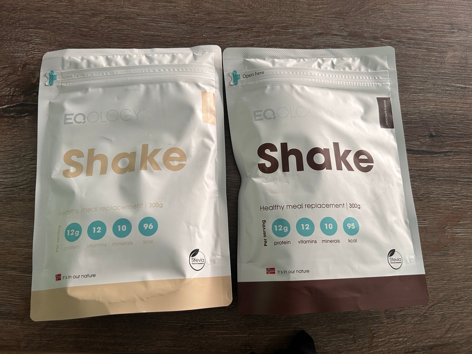 Eqology Shake - Maaltijdvervanger (Chocolade & Vanille), Verzenden, Nieuw, Poeder of Drank