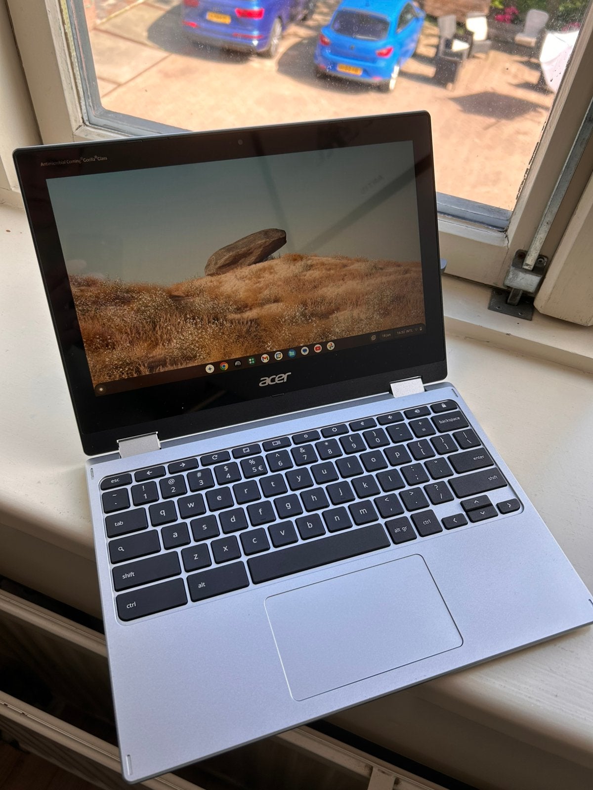 Acer Chromebook Spin - CP311-3H series - Grijs - Prima staat, Computers en Software, Chromebooks, 4 GB of minder, Touchscreen