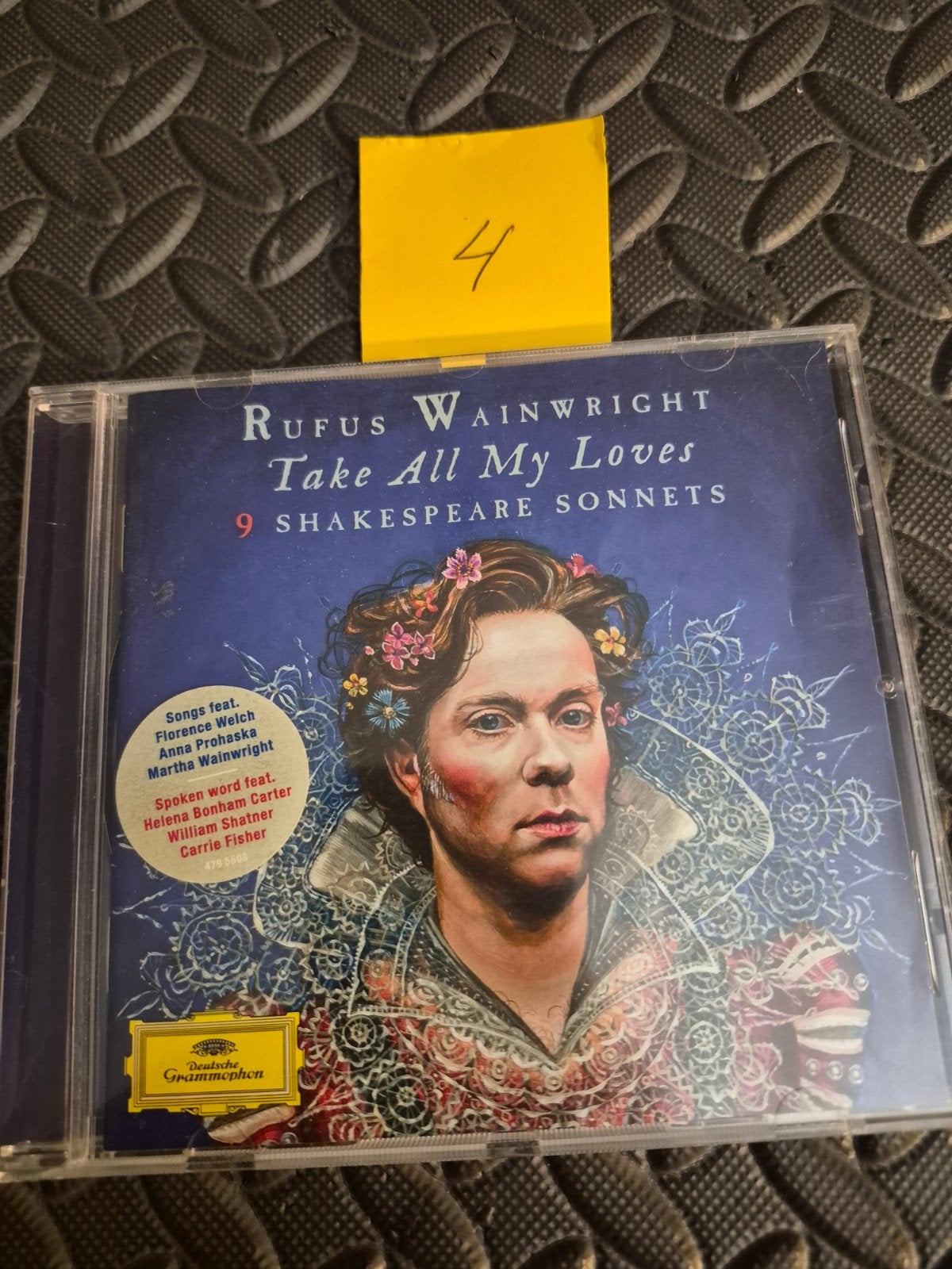 Rufus Wainwright  Take All My Loves: 9 Shakespeare Sonnets C, Ophalen of Verzenden, Zo goed als nieuw, Pop, Album