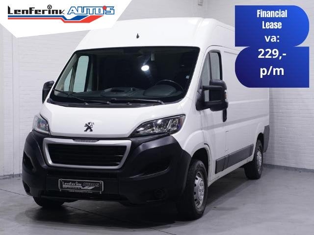 Peugeot Boxer 2.0 BlueHDI 130 pk L2H2 Premium Airco Cruise C, Auto's, Voorwielaandrijving, Stof, Gebruikt, 4 cilinders