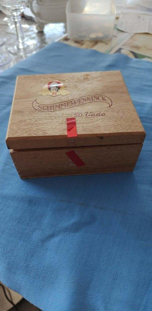 sigarenkistje Schimmelpenninck 50Vada leeg, Ophalen of Verzenden, Gebruikt, Tabaksdoos of Verpakking
