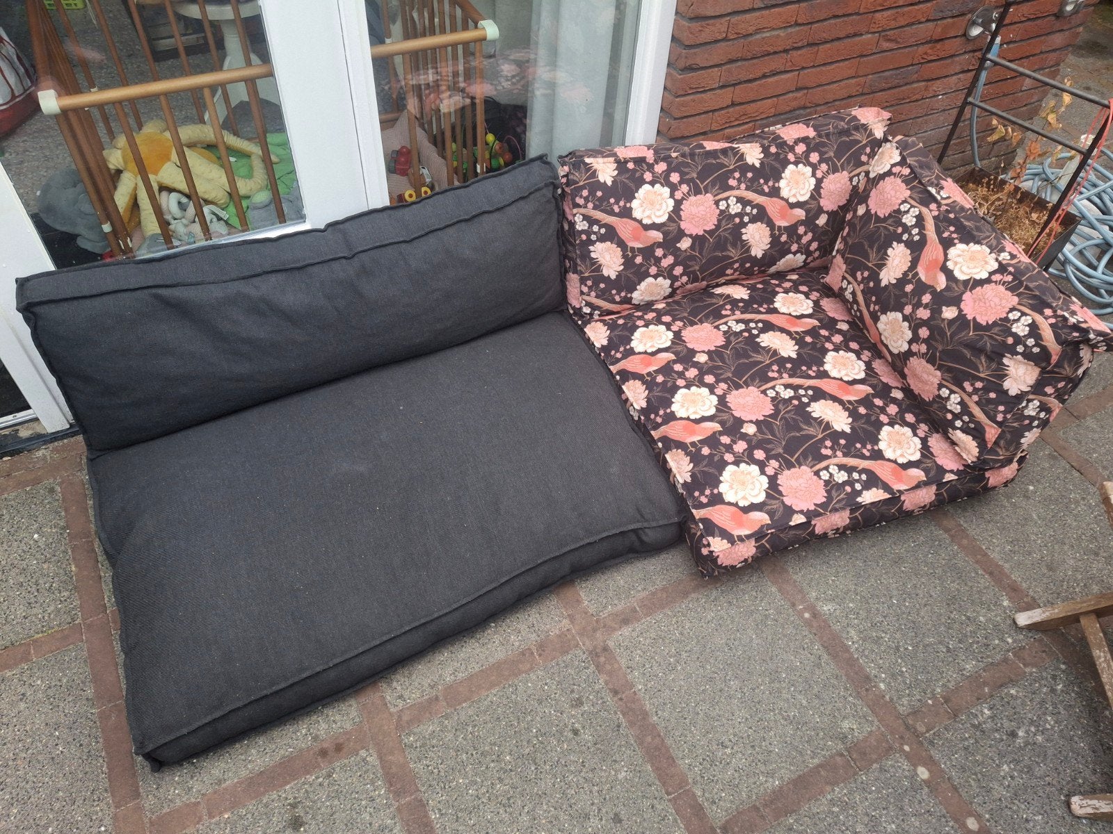 Palletkussens/loungeset kussens zgan, Tuin en Terras, Ophalen, Zo goed als nieuw