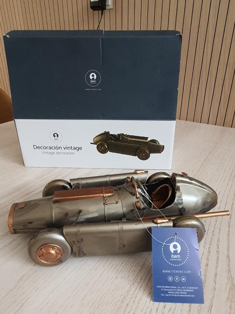 Vintage decoratie raceauto - ITEMINT, Ophalen of Verzenden, Nieuw, Formule 1